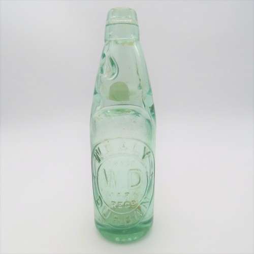 Bottles Antique W. Daly, Durban glass soda bottle with marble was